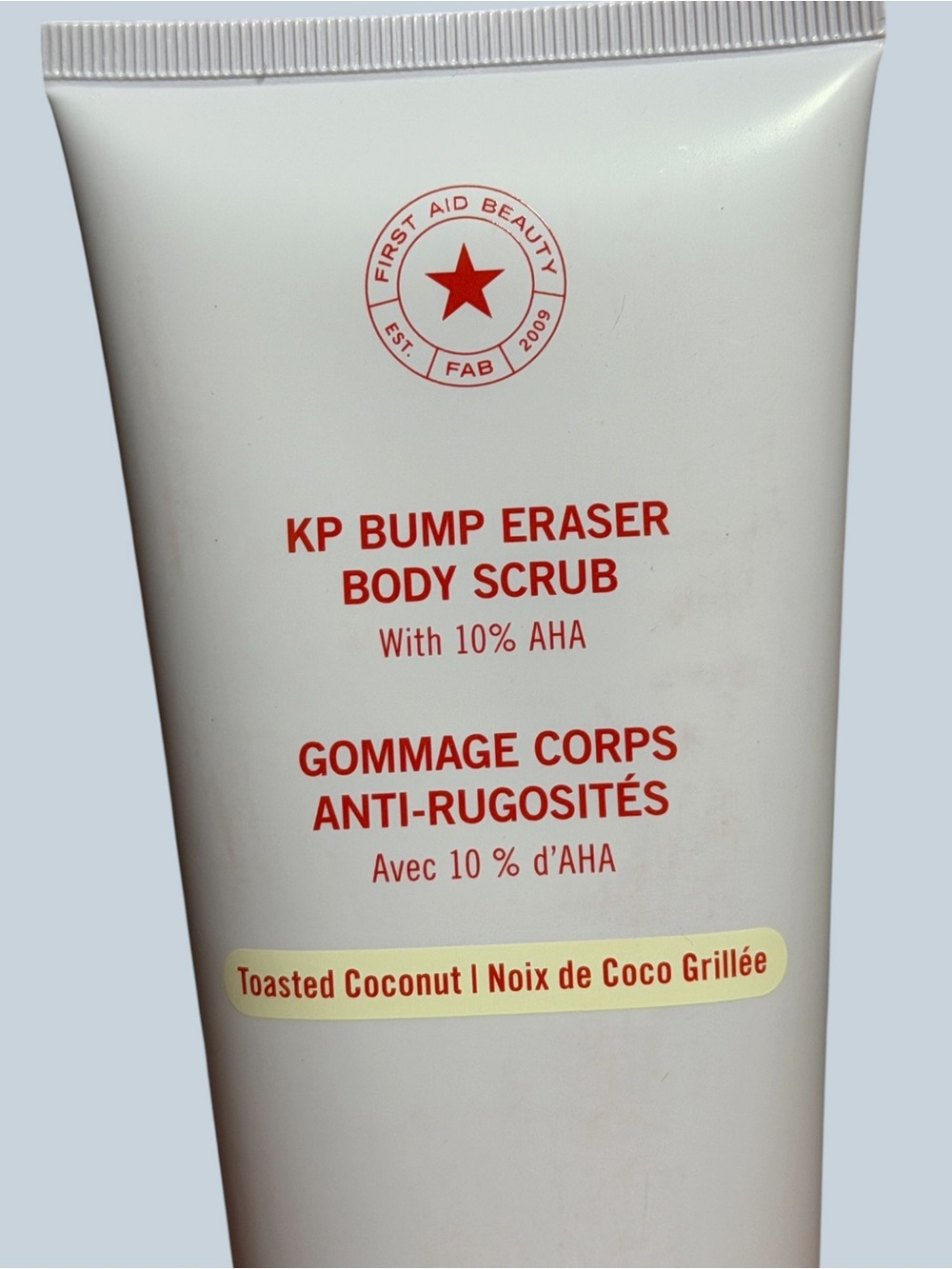 First Aid Beauty KP Bump Eraser Body Scrub - Toasted Coconut -SEALED- 8 Ounces - Picture 2 of 8